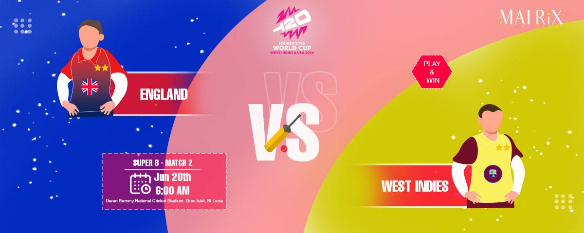 ENG vs WI 42nd Match t20 world cup