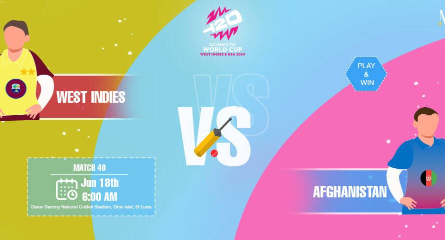 West Indies vs Afghanistan | Match-40 | t20 world cup